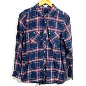 Levi's Long Sleeve Plaid Button Down Shirt